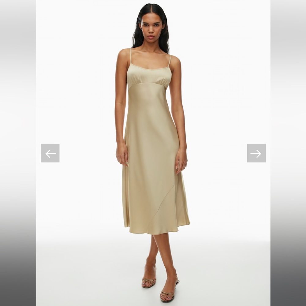 Aritzia Toulouse Satin Dress